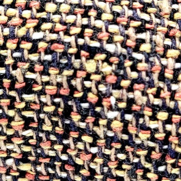 Vintage Silk Womens Tweed Blazer With Leopard Print Lapel & Cuffs - Picture 7 of 13